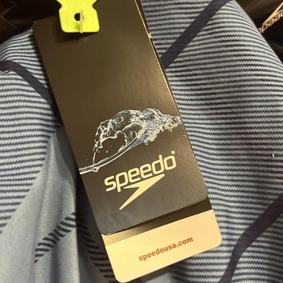 NWT Speedo Women's Swimsuit One Piece Prolt Flyback Solid Adult Team black 30 - Picture 8 of 9